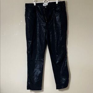 Frame Denim Black Straight Leg Pants
